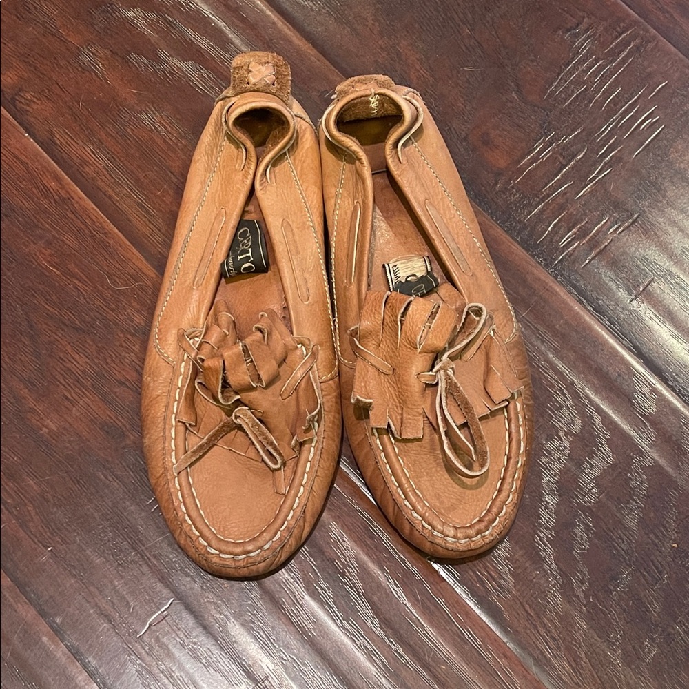 Certo Beverly Hills Brown Leather Loafers with Tassels